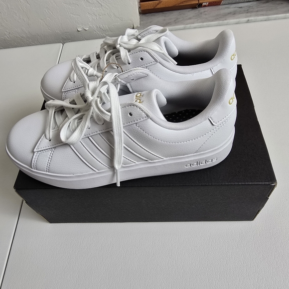 Adidas Grand Court Cloudform Womens Lifestyle Tennis Shoe Comfort White Size 6 - Picture 6 of 13